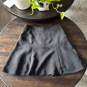 Express Formal Black Zip Up Business Skirt
